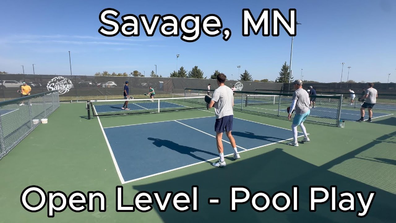 Intense Pool Play Pickleball Tournament Match!