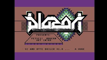 C64 Crack Intro: PETSCII Modern Art by Blazon! 15 December 2021!