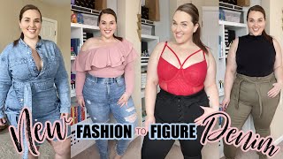 HUGE Fashion To Figure PLUS DENIM TRY ON HAUL!  | Sarah Rae Vargas