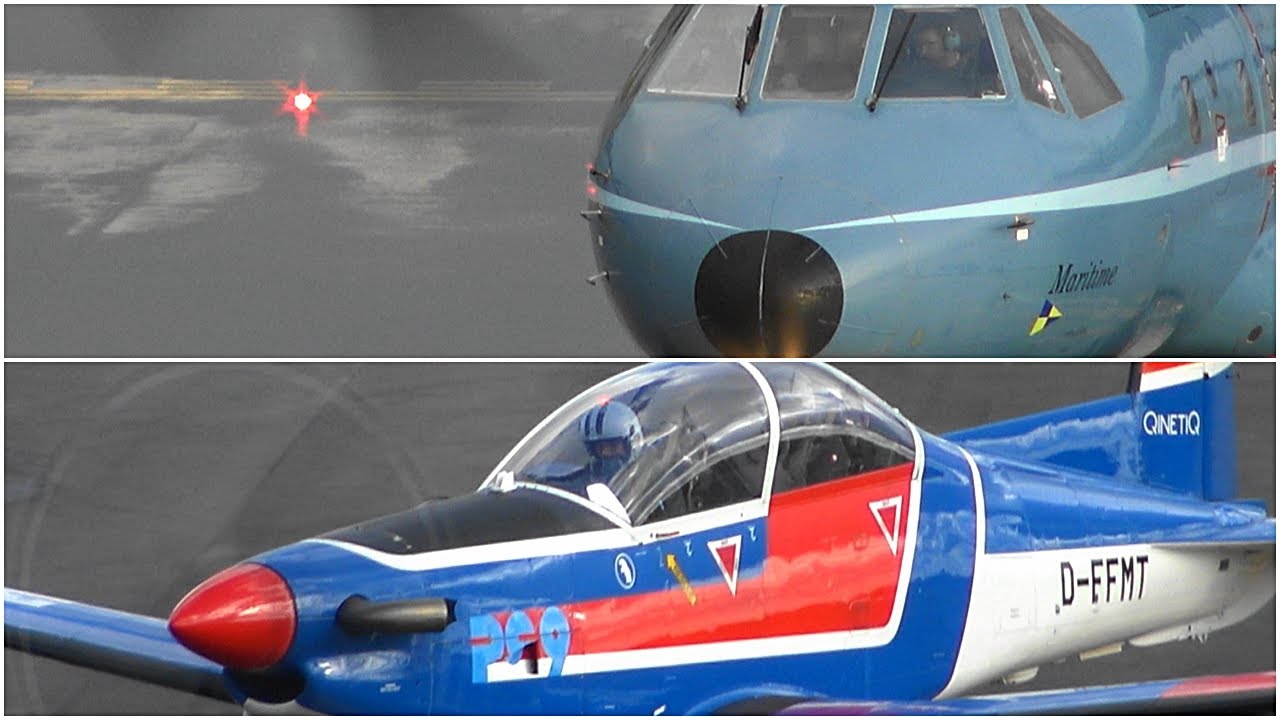 Irish Air Corps Casa and special Pilatus lands in Vilnius