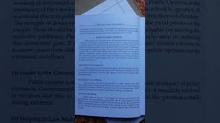 What is the role of public opinion in democracy#shorts #youtubeshorts #shortvideoviral