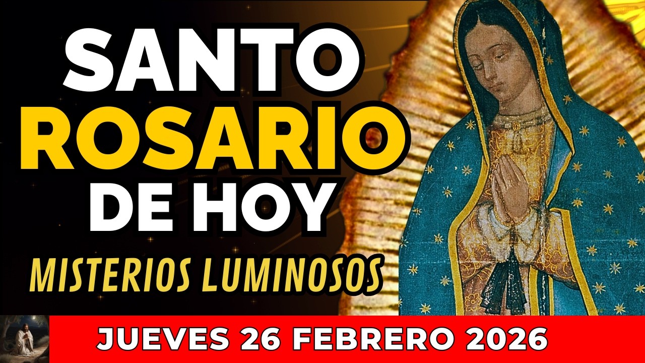 ✅ EL SANTO ROSARIO DE HOY | MEDITACIÓN CATÓLICA COMPLETA
