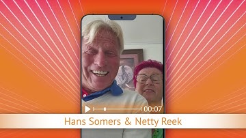 TV Oranje app videoboodschap - Hans Somers & Netty Reek