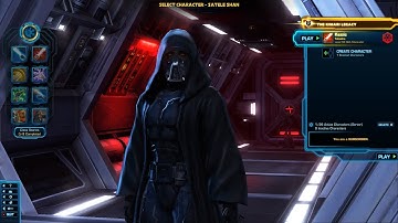 SWTOR Sith Marauder (Fury) short combat clip