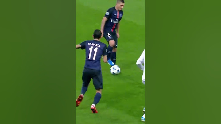 When di maria and verrati destroyed kroos and Ramos #psg #realmadrid #football #ramos #kroos