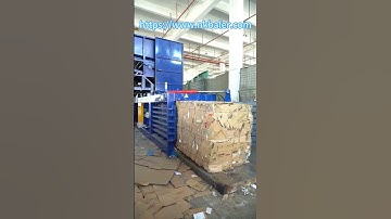Servo Hydraulic system Cardboard Paper Balers #balers #balingmachine #compactor