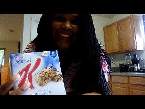 SPECIAL K BLUEBERRY CEREAL BAR REVIEW