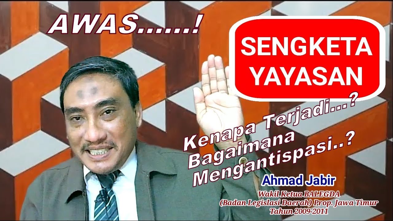 Manajemen Yayasan dan Sebab-sebab terjadinya Sengketa Yayasan