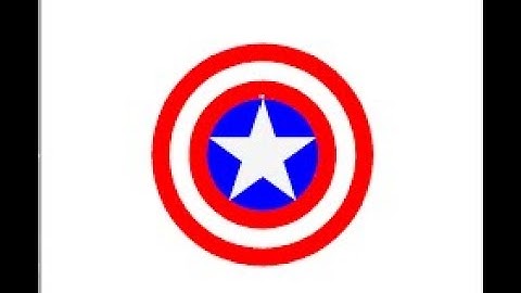 "CAPTAIN AMERICA SHIELD" USING PYTHON TURTLE