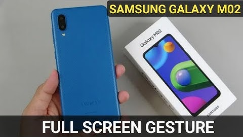 How to set full screen gesture samsung M02, how to change navigation bar in samsung m02