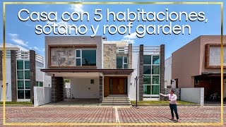 I1942 Residencia para familia grande con 5 habitaciones, sótano, jardín y roof garden