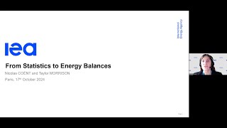 IEA’s 28th Energy Statistics Training: Energy Balances Module