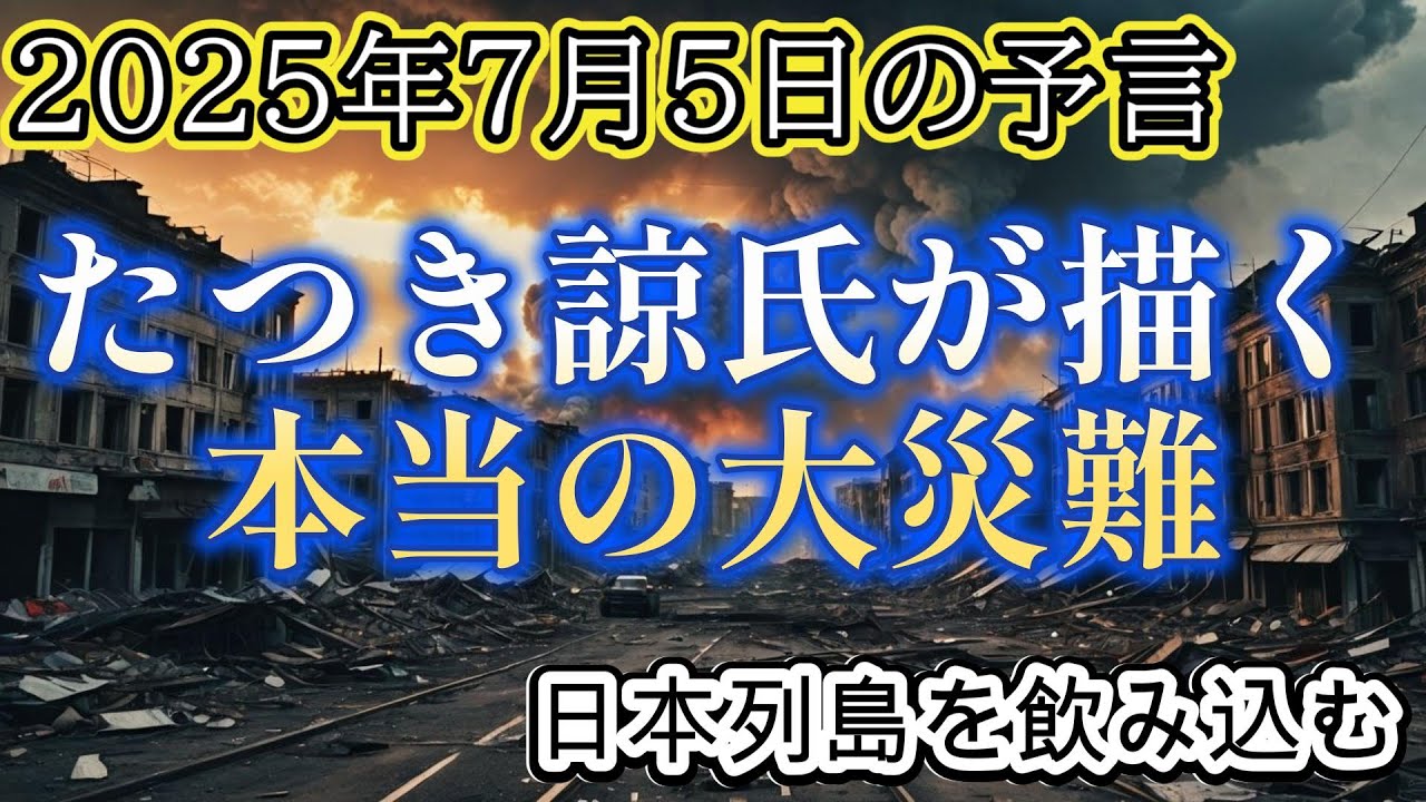 2025年7月5日の予言の本当の大災難【都市伝説ミステリー】 - YouTube