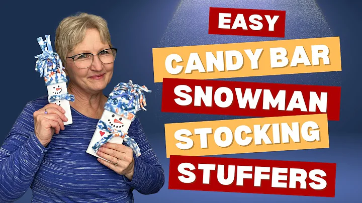 Snowman Candy Bar Stocking Stuffer (Full Length Tutorial) | Welcome to Nana's