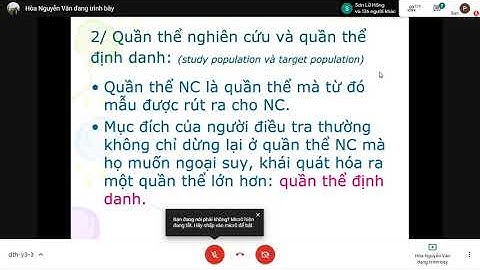 Hướng dẫn chọn mẫu khách thể nghiên cứu