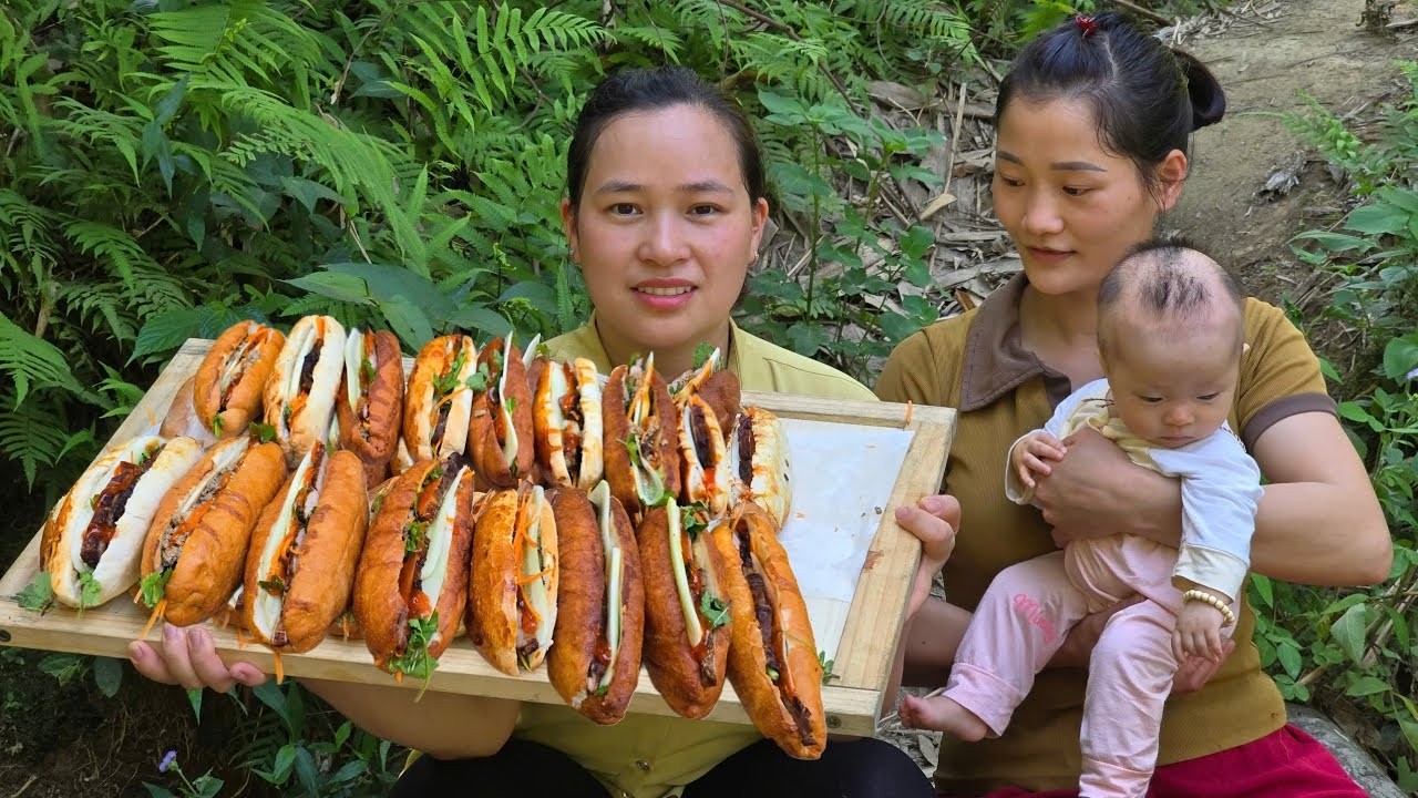 Bella Comes Home: How To Make Burgers & Sauce | Make Your Own Bread | Bảo Ngọc Family Life