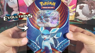 Pokemon Glaceon GX Tin Opening!! (Evolutions!?)