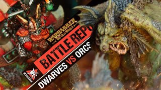 Orc & Goblins TROLL HORDE!!! vs Dwarfen Mountain Holds | Warhammer The Old World Battle Report