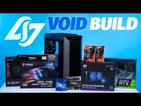 How To Build a PC - Giveaways + CLG VOID Custom Build $3500 Intel 10700k / 2080TI