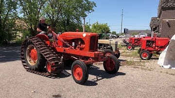 Allis Chalmers WD45 with Tracks Run Video