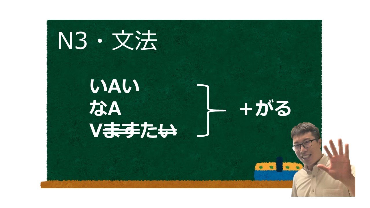 [Japanese N3] いAい/なA/Vた＋がる