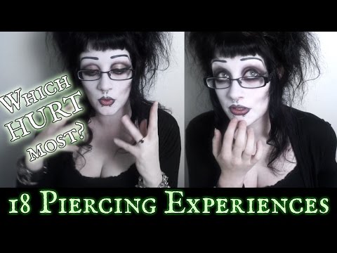 18 Piercing Experiences - What Hurt Most? | Black Friday popular cartoons