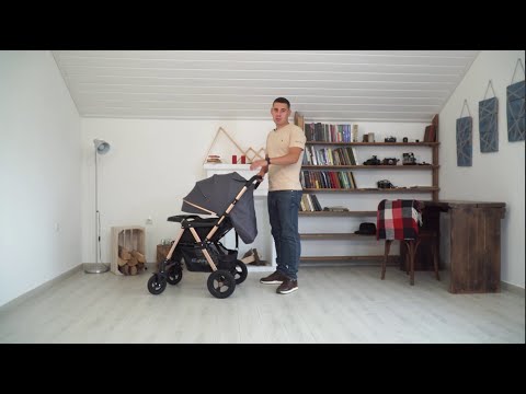 Прогулянкова коляска Ninos Maxi Black, видео 2
