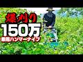150万円の草刈機で雑草ジャングルを粉砕する!【ZHR800】