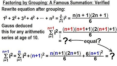 Algebra - Ch. 6: Factoring (21 of 55) Factoring by Grouping: Verified Algebraically