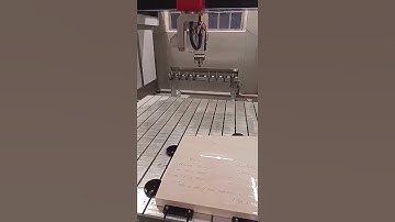 Helios FuturaX5 fab center #carving a #tombstone #cuttingmachine #stone #marmomac #art  #sculpture