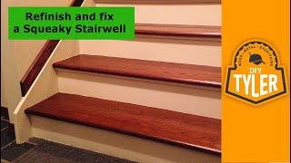 Fix and Refinish a Squeaky Staircase