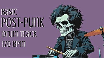 BASIC POST-PUNK DRUM TRACK 170 BPM