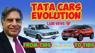 🚙 TATA Cars Evolution from 1988 to 2020 || All Models || Chronological Order