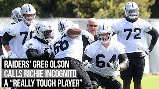The raiders offensive coordinator held same position in 2005 and 2006
with st. louis rams when incognito was there his second third seasons.
o...