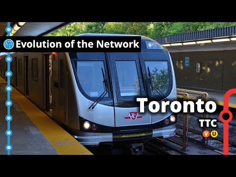 Toronto's Subway Network Evolution