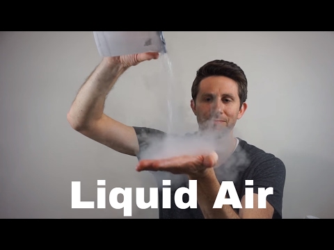 Video: Vilken gas blir först flytande när luften kyls?