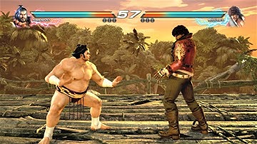 Ganryu vs Miguel (Hardest AI) - Tekken 7 Arcade Mode