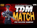 CUSTOM ROOMS UC GIVEWAY PUBG MOBILE | COME 1vs1 TDM | IPS FALCON GAMING