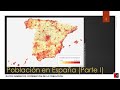 Población en España. Parte I