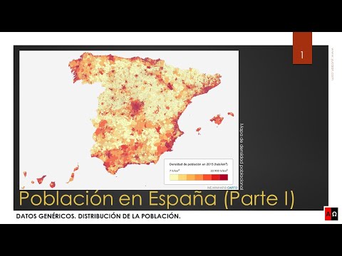 Población en España. Parte I