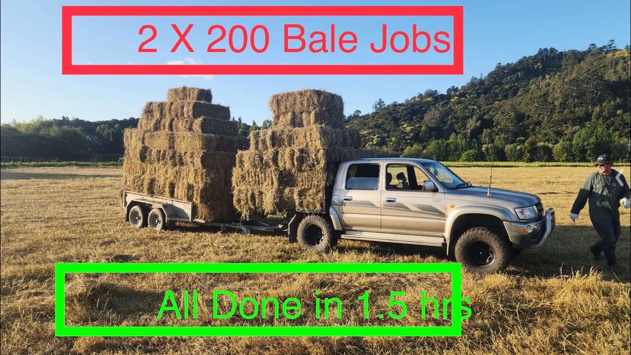 Another 2 Hay Jobs for the Hauraki Young Farmers YouTube