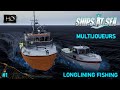 Ships at sea gameplay multijoueur 1 on pche le poisson en bateau  la palangre 2024