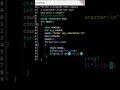 Draw V Shape in Cpp👌💯 || cpp Programming #youtubeshorts #shorts #ytshorts #ytshortsindia #forloop