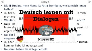 Dialoge B1 - B2 | Deutsch lernen durch Hören | 6 |