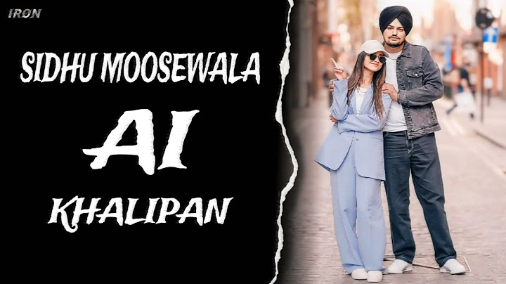 KHALIPAN - SIDHU MOOSEWALA SIDHU AI VOICE ( NIRVAIR PANNU ) MUSIC IRON BEATZ
