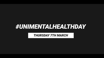 #UniMentalHealthDay