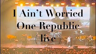 I Ain’t  Worried ( live ) - One Republic - Top Gun Maverick at Climate Pledge Arena Resimi