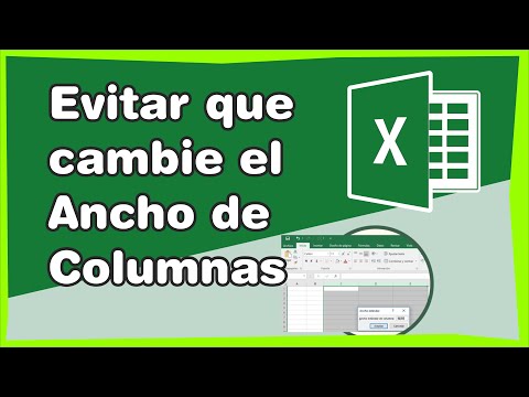 Video: ¿Cómo restrinjo el ancho de la columna en Excel?