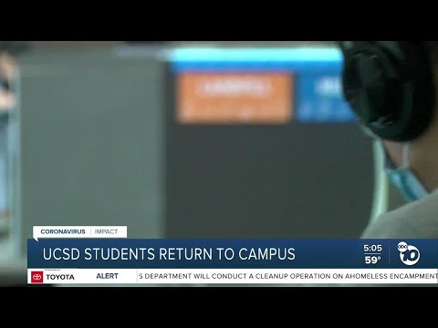 UCSD students return to campus