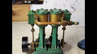 D10 Stuart Steam Engine on 4psi air pressure.